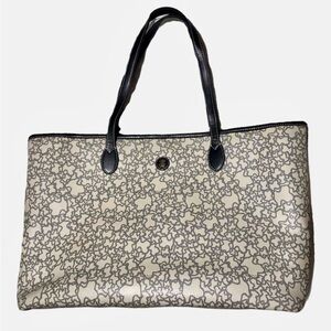 TOUS Large Beige Kaos Tote Bag with Pouch